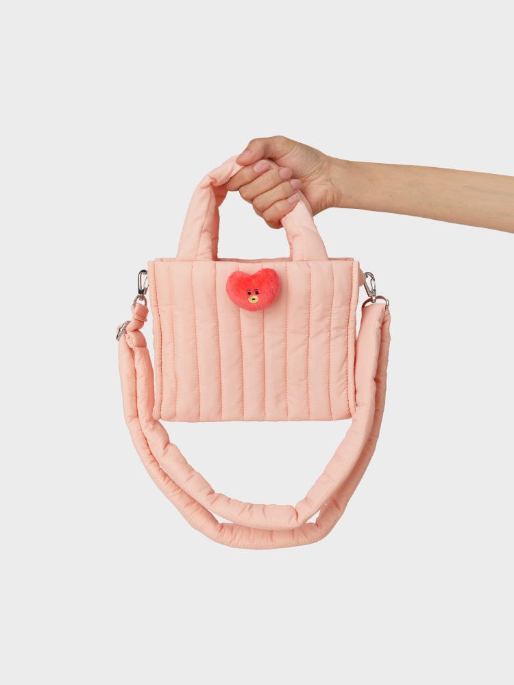 BT21 TATA Face Doll Badge Quilting Bag