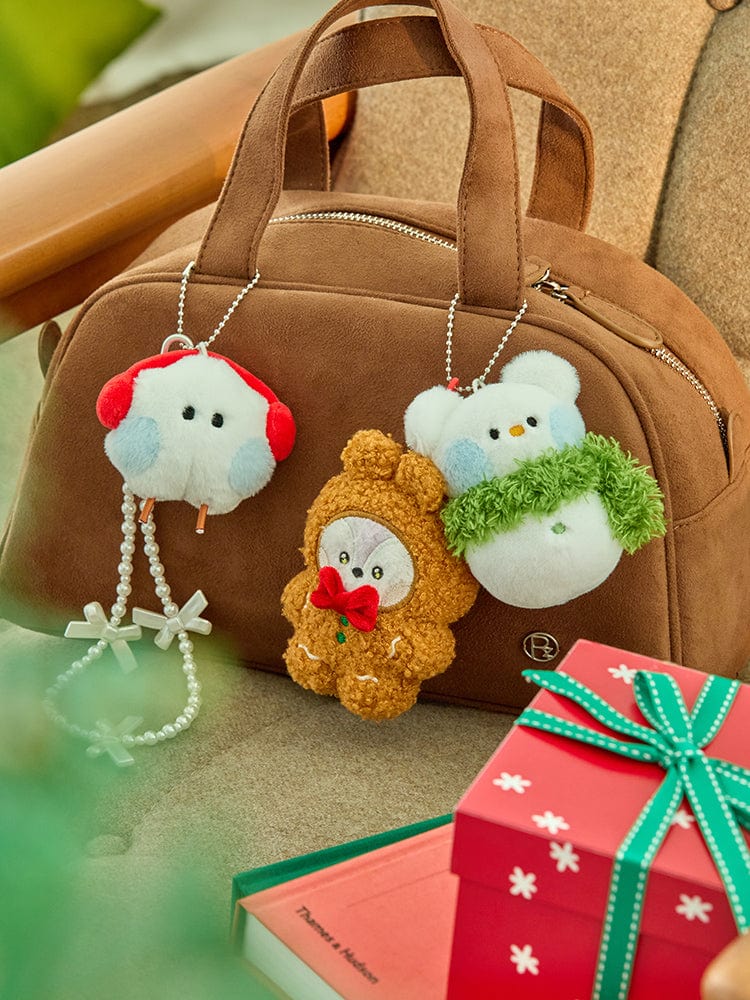 BT21 Mini Mini Mini Petit Holiday Snowman Random Doll Key Ring