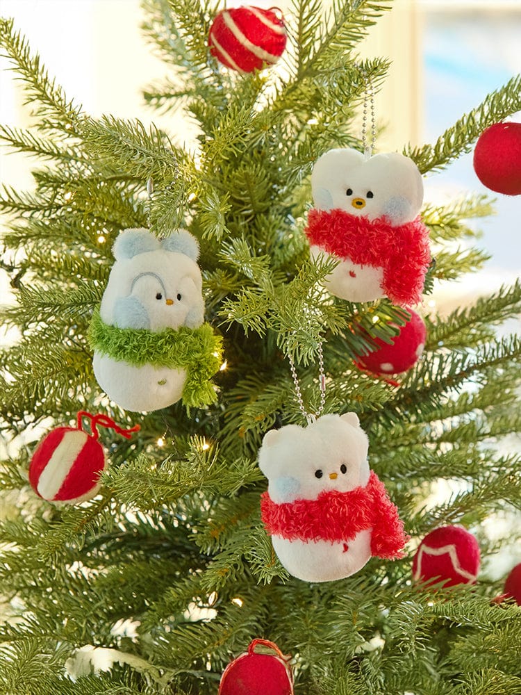 BT21 Mini Mini Mini Petit Holiday Snowman Random Doll Key Ring