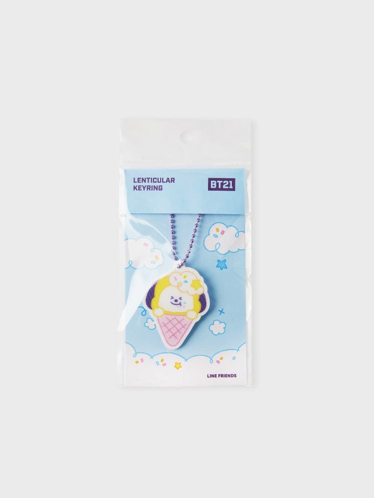 BT21 On the Cloud CHIMMY lenticular keyring