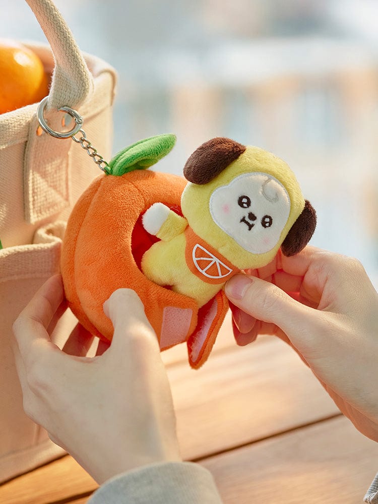 BT21 CHIMMY Baby Orange Party Doll Key Ring