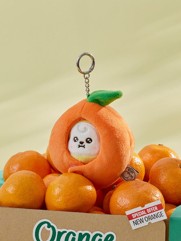 BT21 CHIMMY Baby Orange Party Doll Key Ring