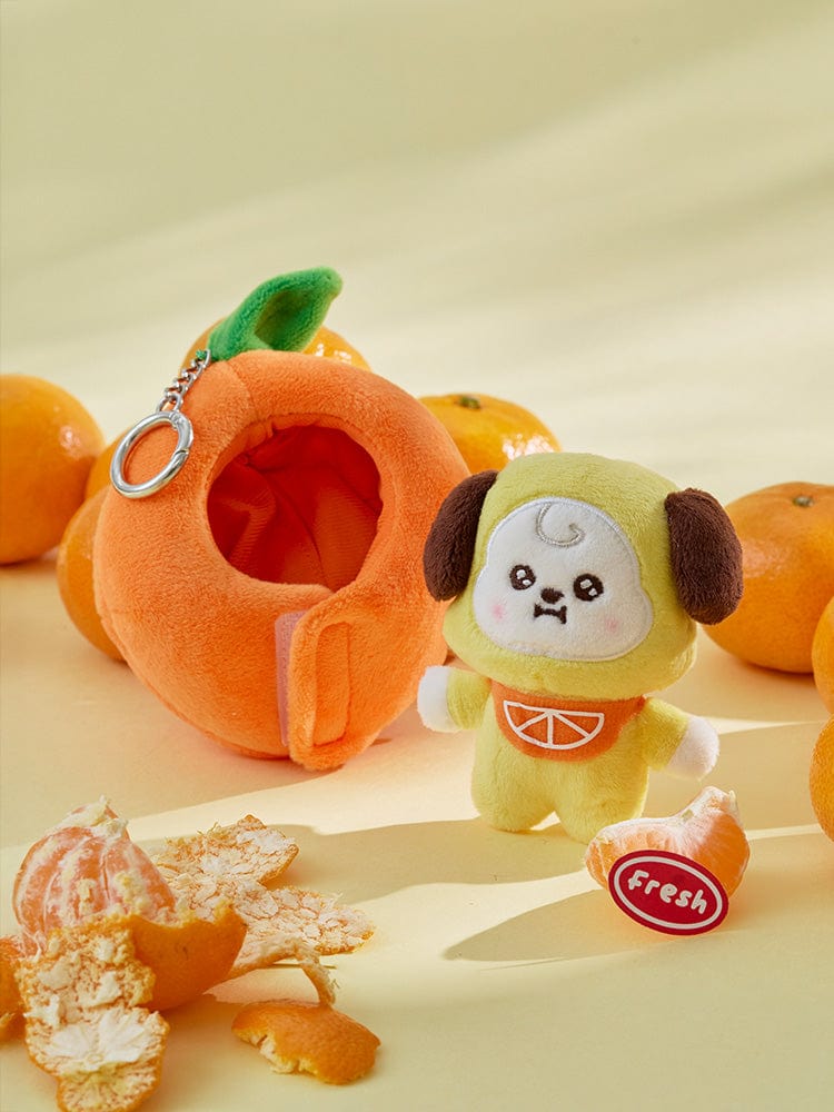 BT21 CHIMMY Baby Orange Party Doll Key Ring