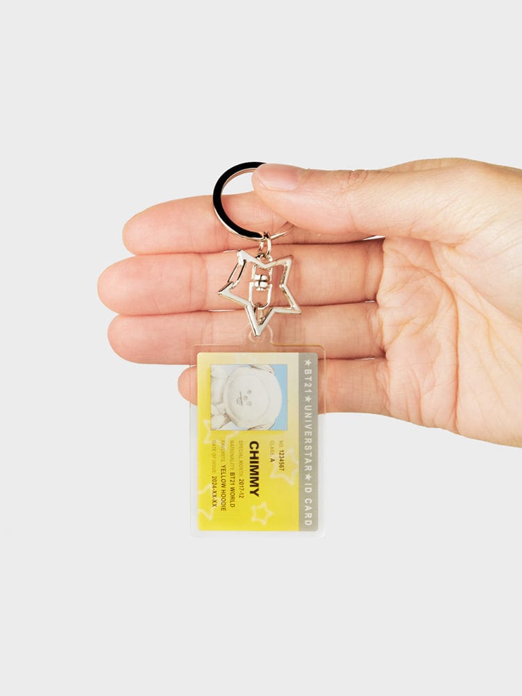 BT21 CHIMMY Silver Edition ID Card Acrylic Keyring