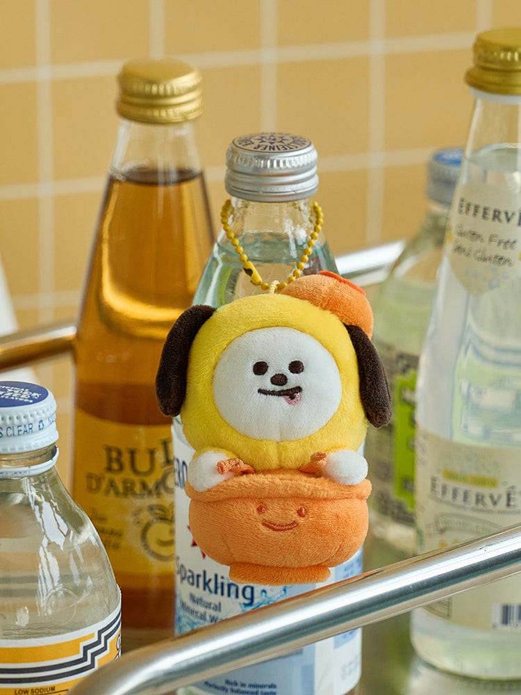 BT21 CHIMMY RJ Welcome Party Rice Bowl Doll Key Ring - S