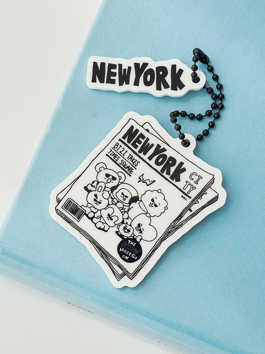 BT21 CITY EDITION Acrylic Keyring - New York