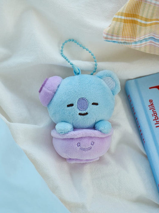BT21 KOYARJ Welcome Party Rice Bowl Doll Key Ring - S