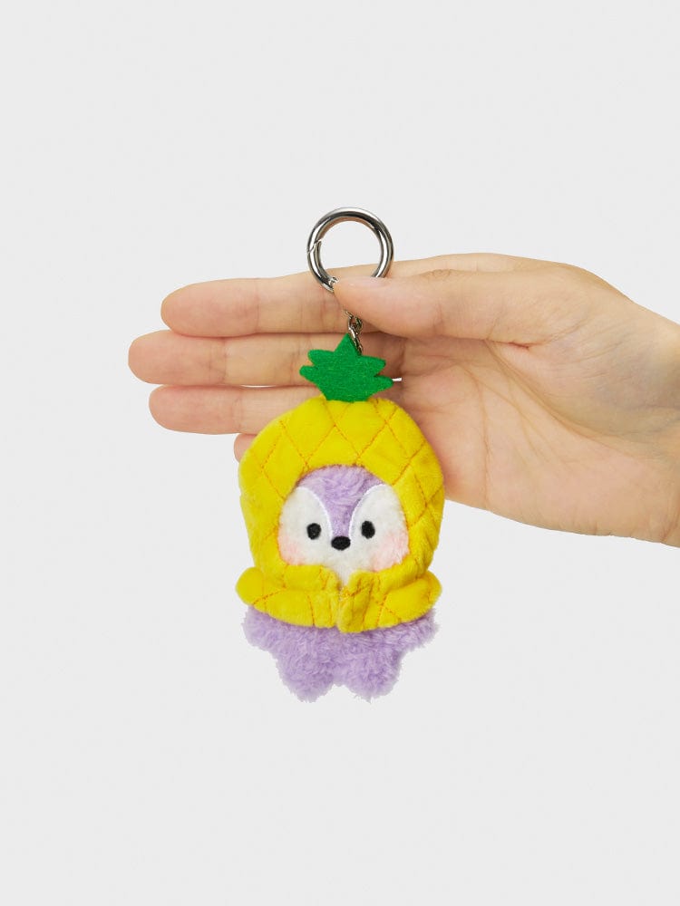 BT21 MANG Mini Mini Pineapple Fruit Doll Key Ring
