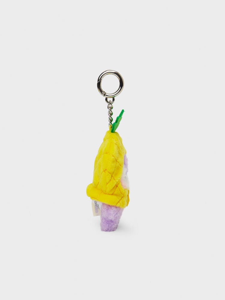 BT21 MANG Mini Mini Pineapple Fruit Doll Key Ring