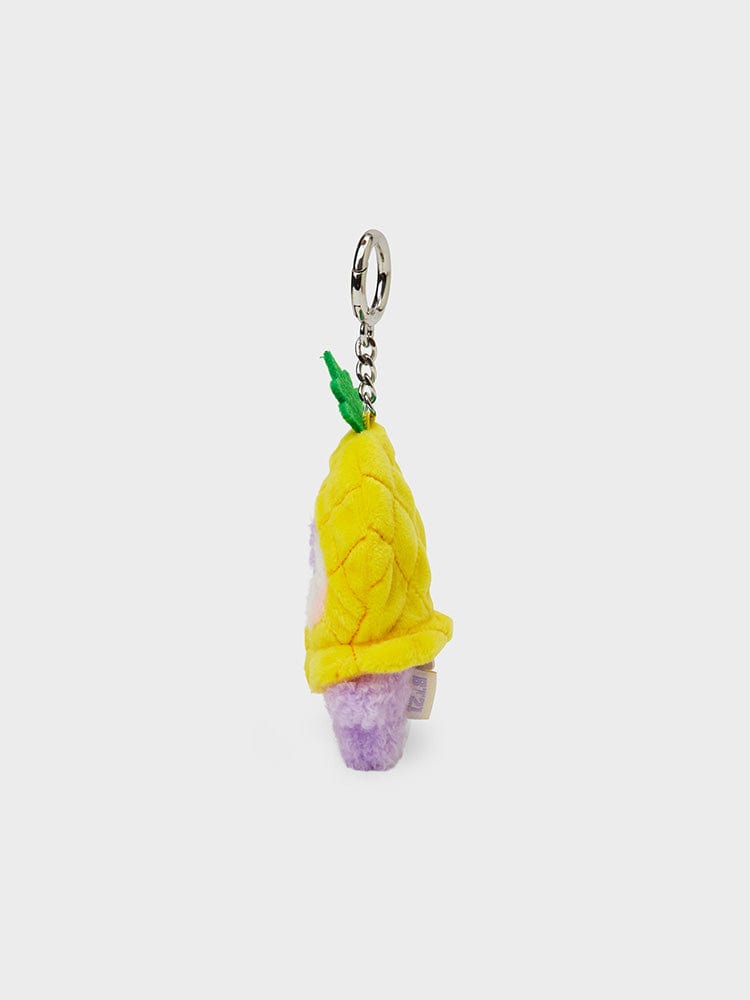 BT21 MANG Mini Mini Pineapple Fruit Doll Key Ring