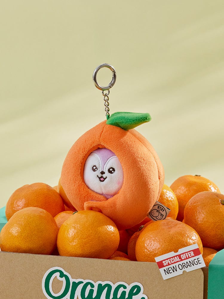 BT21 MANG Baby Orange Party Doll Key Ring