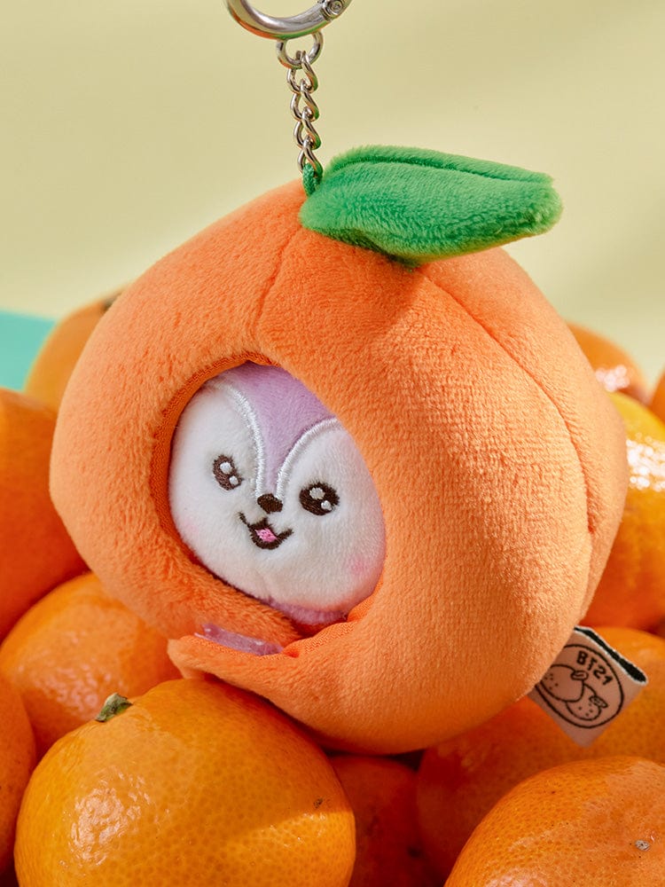 BT21 MANG Baby Orange Party Doll Key Ring