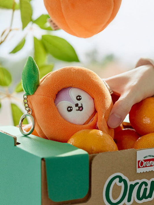 BT21 MANG Baby Orange Party Doll Key Ring