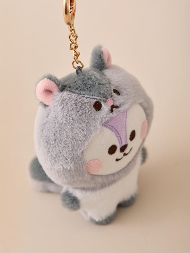 BT21 MANG BABY Fluffy Doll Key Ring