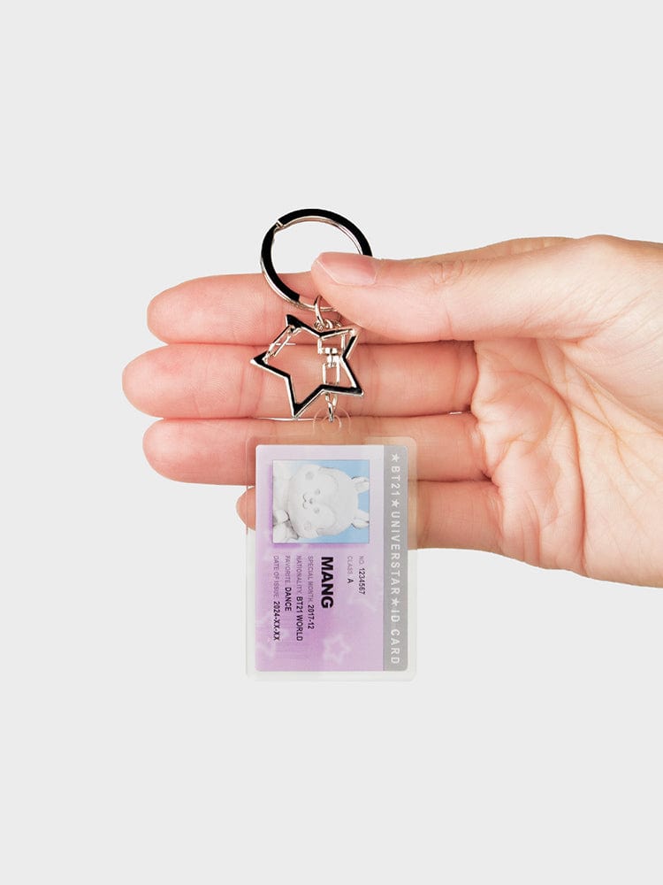 BT21 MANG Silver Edition ID Card Acrylic Keyring