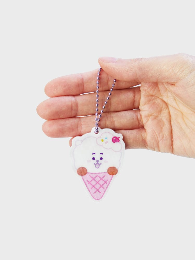 BT21 On the Cloud RJ lenticular keyring