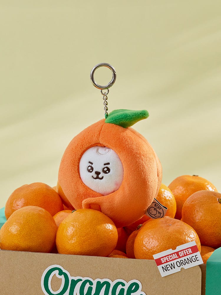 BT21 RJ Baby Orange Party Doll Key Ring