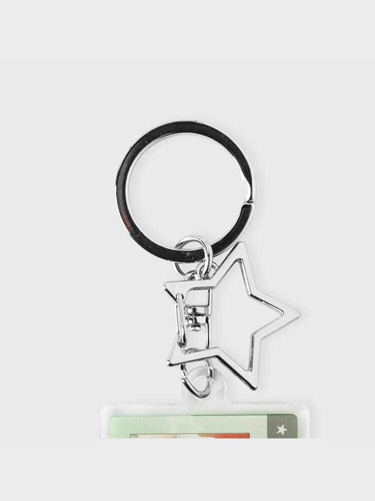 BT21 RJ Silver Edition ID Card Acrylic Key Ring