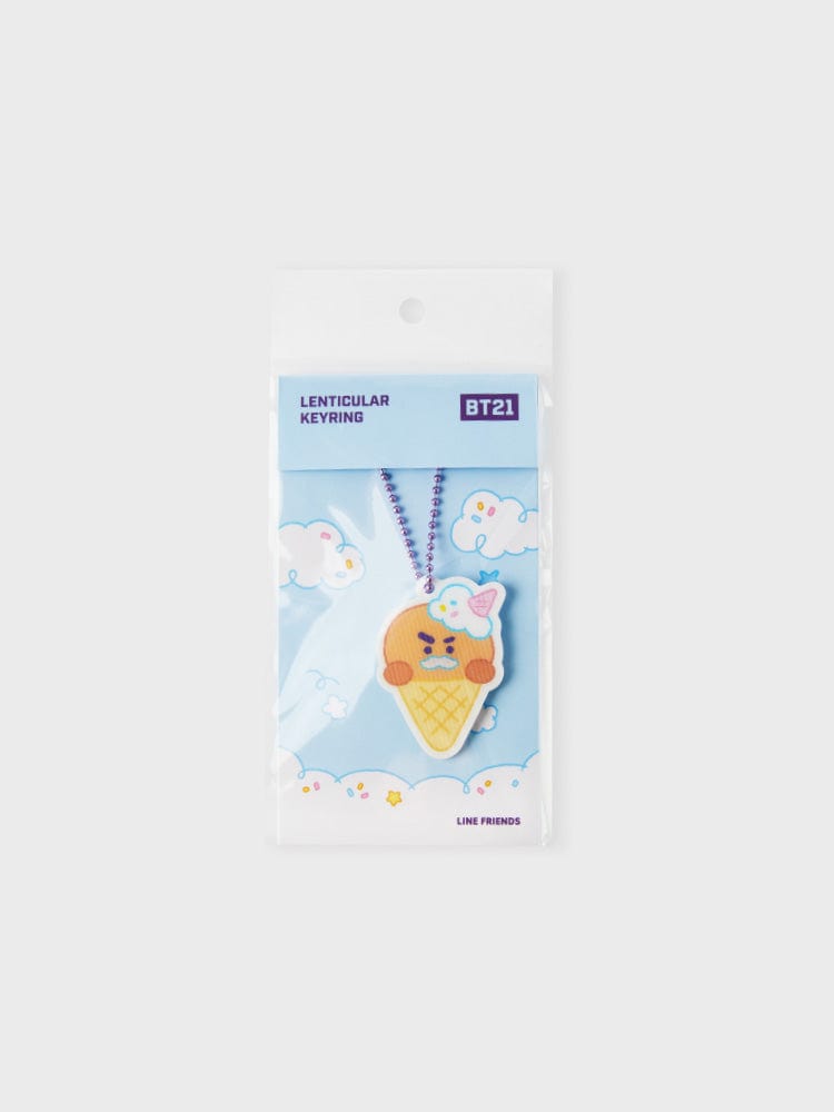 BT21 On the Cloud SHOOKY lenticular keyring
