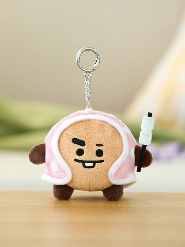 BT21 SHOOKY Campfire Blanket Doll Keyring