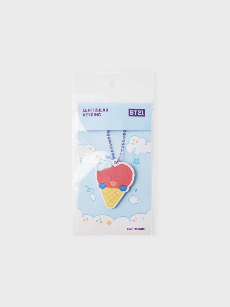 BT21 On the Cloud TATA lenticular keyring