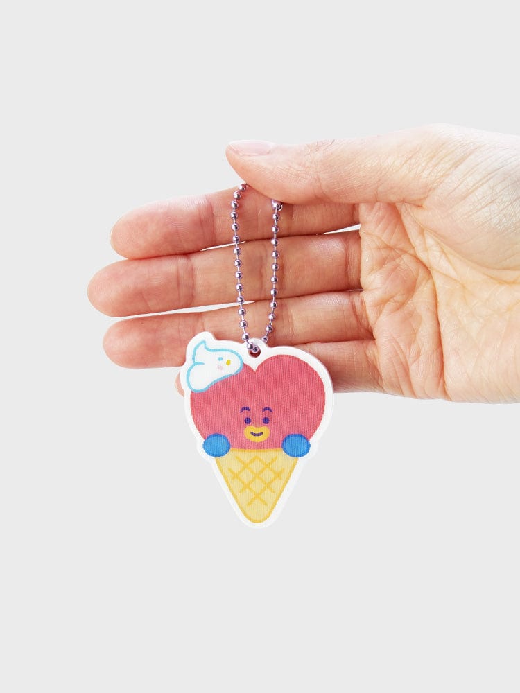 BT21 On the Cloud TATA lenticular keyring