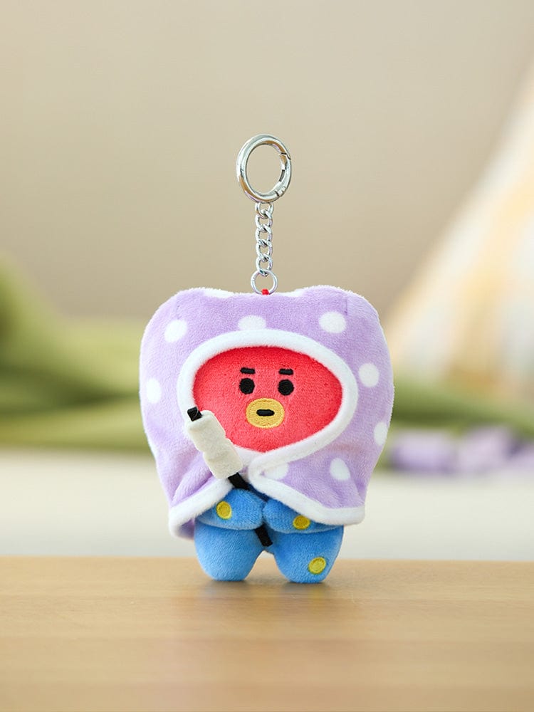 BT21 TATA Campfire Blanket Doll Keyring