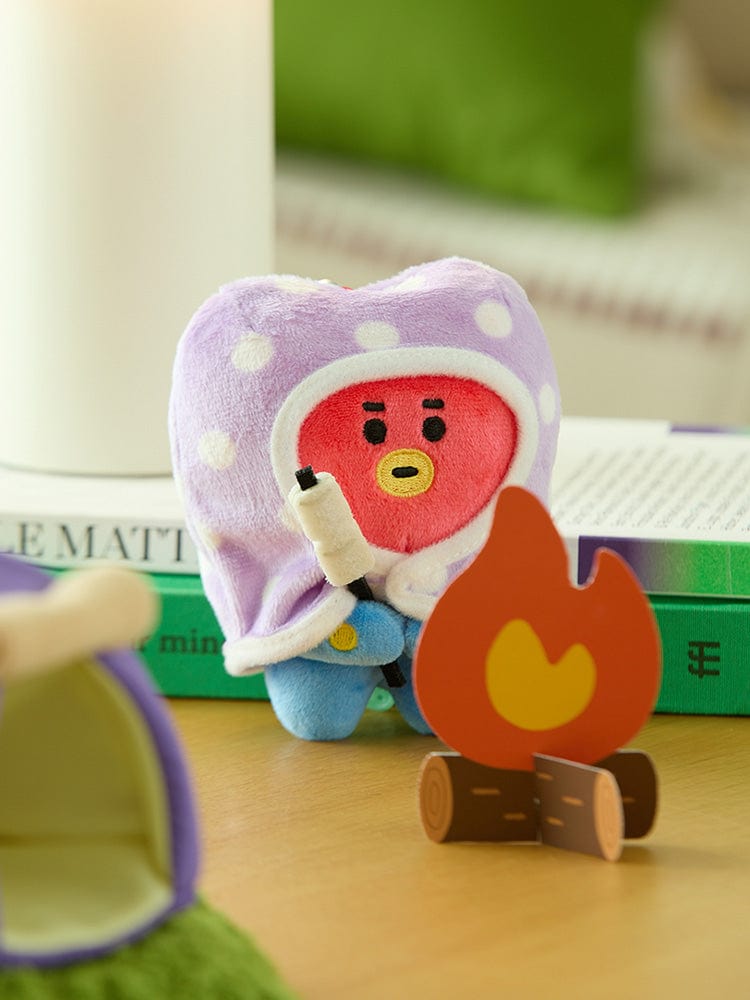 BT21 TATA Campfire Blanket Doll Keyring
