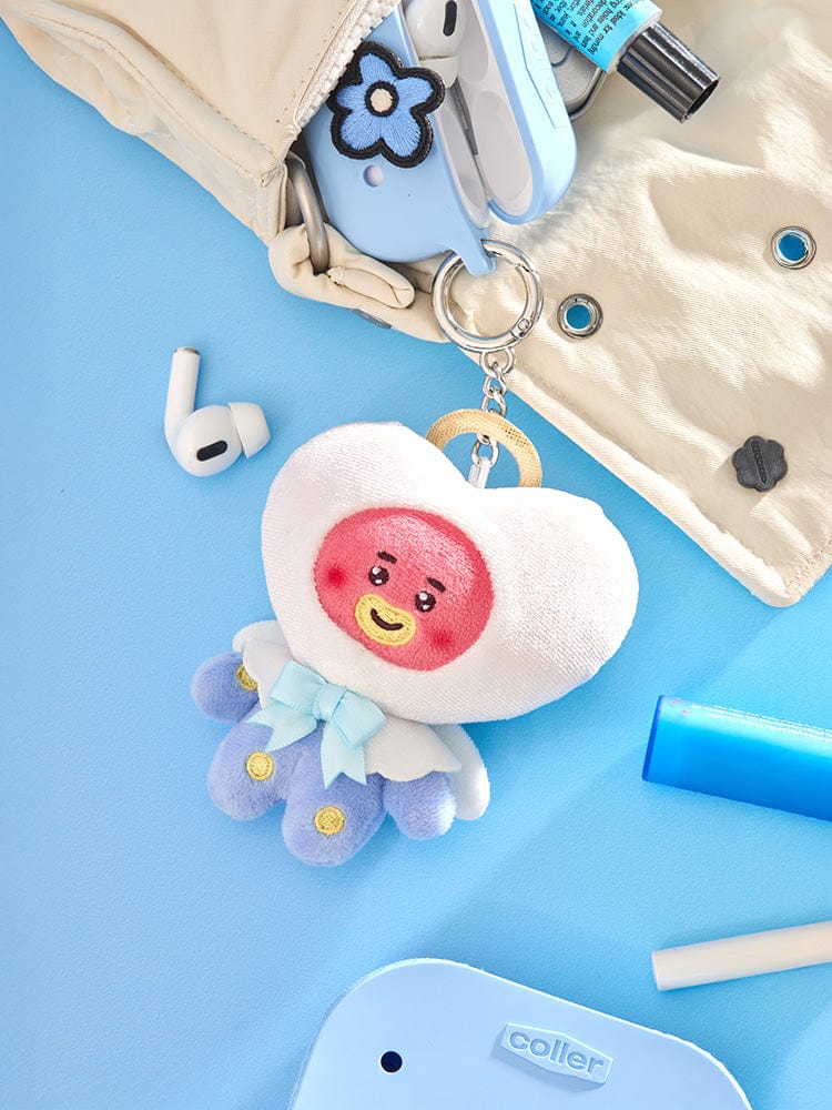 BT21 TATA Angel & Villain Angel Doll Keyring