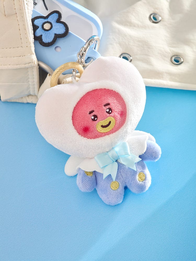 BT21 TATA Angel & Villain Angel Doll Keyring