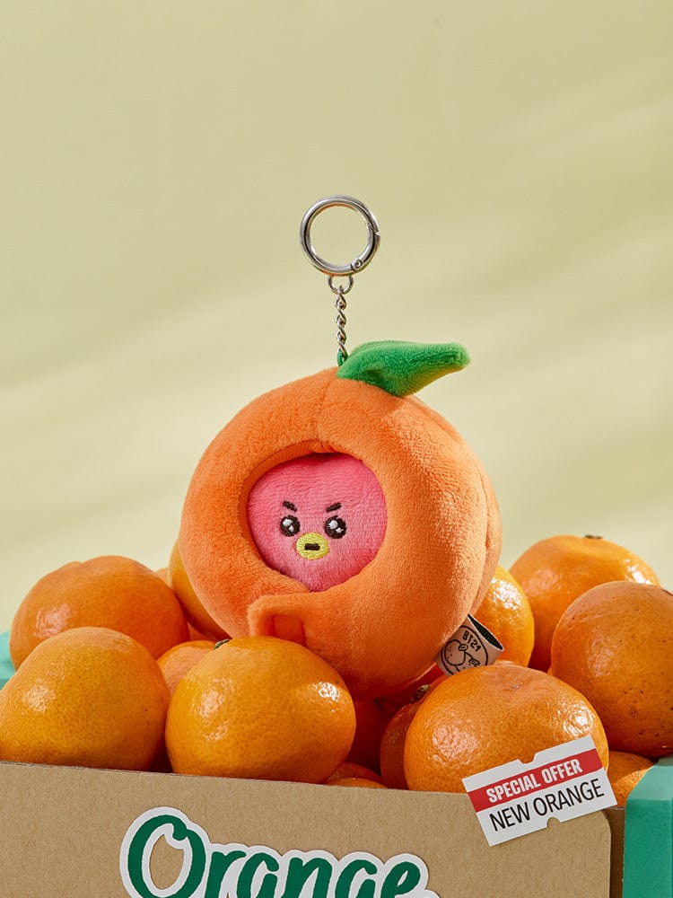 BT21 TATA Baby Orange Party Doll Key Ring