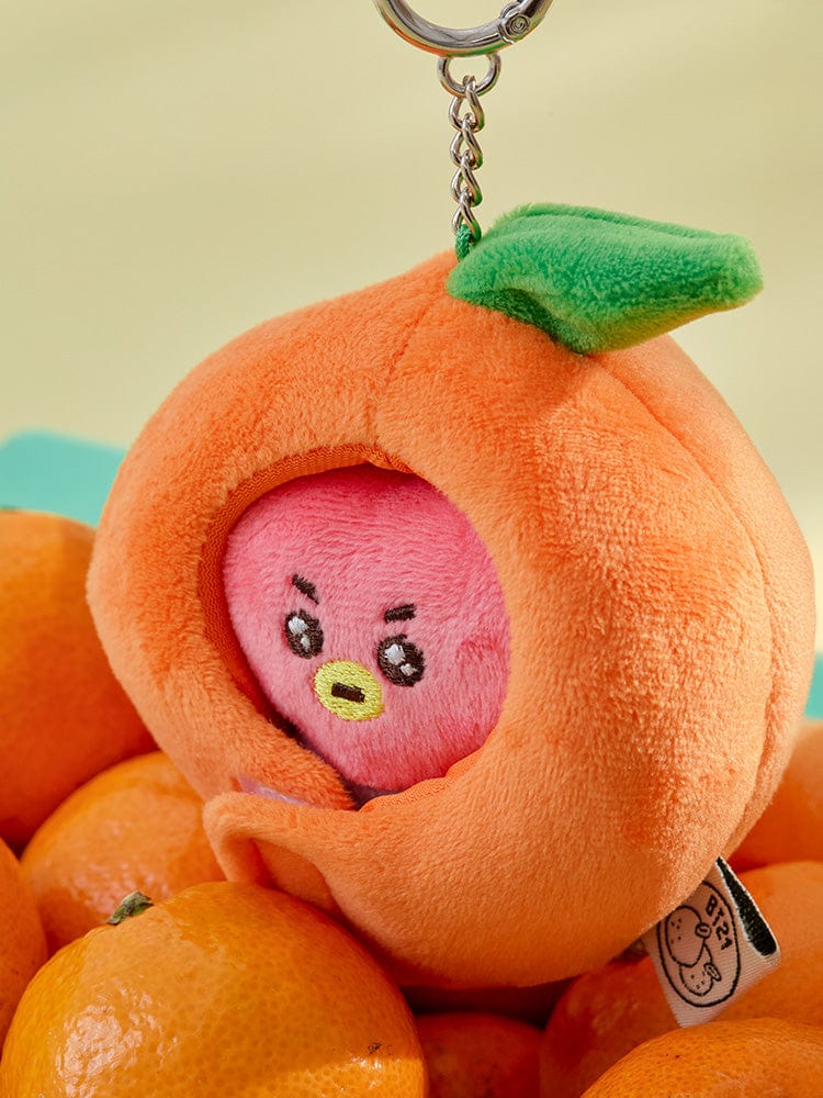 BT21 TATA Baby Orange Party Doll Key Ring