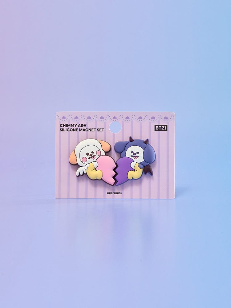 BT21 CHIMMY Angel & Villain Silicon Magnet Set (2 pieces)