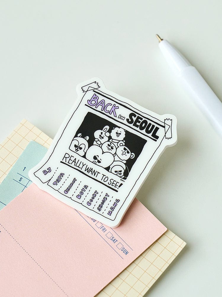 BT21 CITY EDITION Acrylic Clip Magnet - Seoul