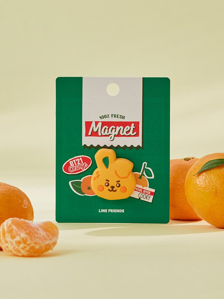 BT21 COOKY Baby Orange Party Silicon Magnet