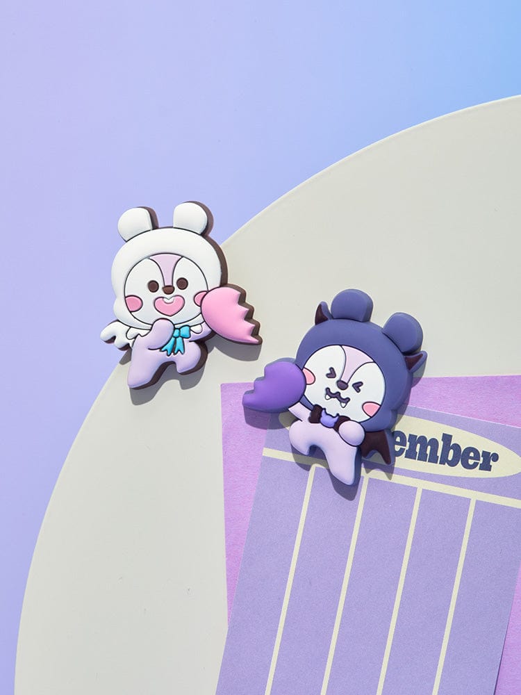 BT21 MANG ANGEL AND VILLAIN SILICON MAGNET SET (2 pieces)