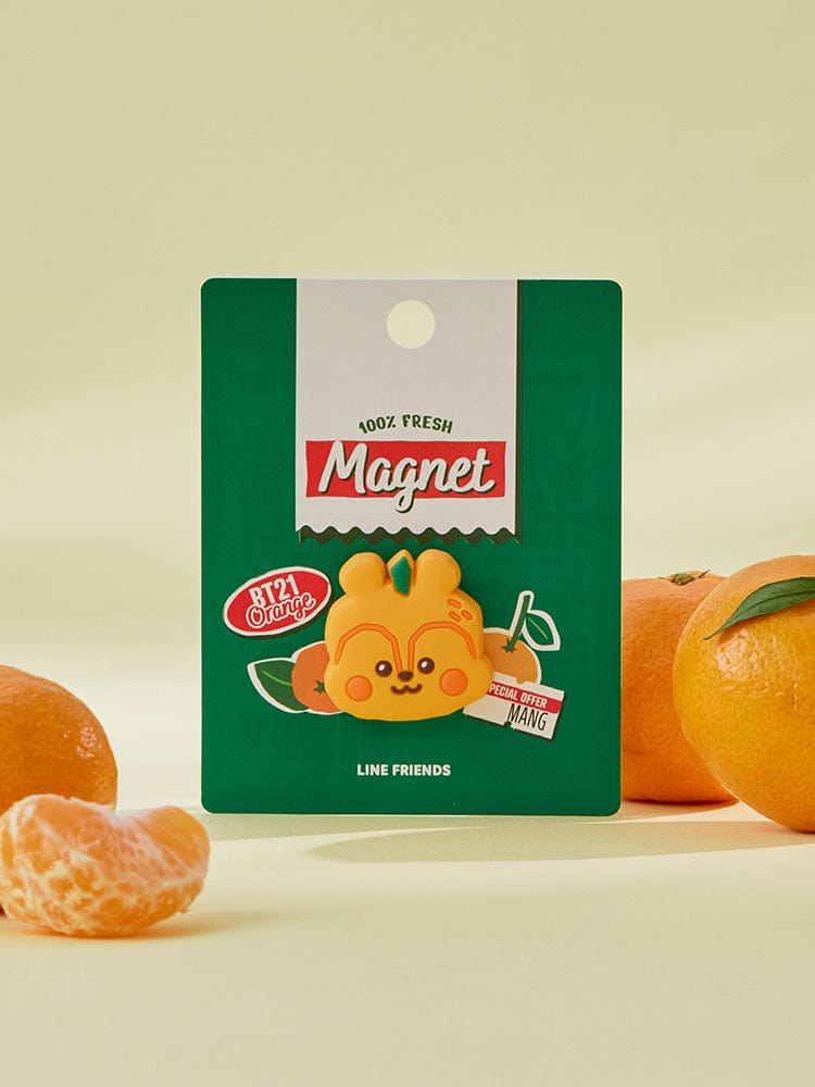 BT21 MANG Baby Orange Party Silicon Magnet