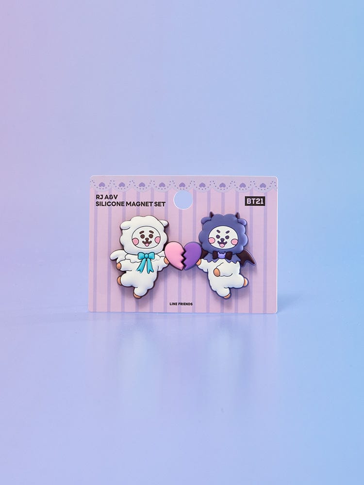 BT21 RJ Angel & Villain Silicon Magnet Set (2 pieces)