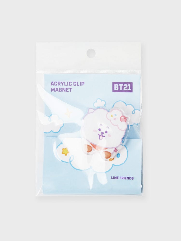 BT21 On the Cloud RJ Acrylic Clip Magnet