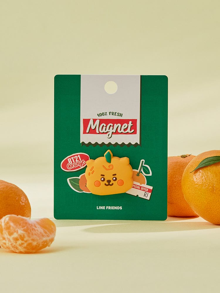 BT21 RJ Baby Orange Party Silicon Magnet