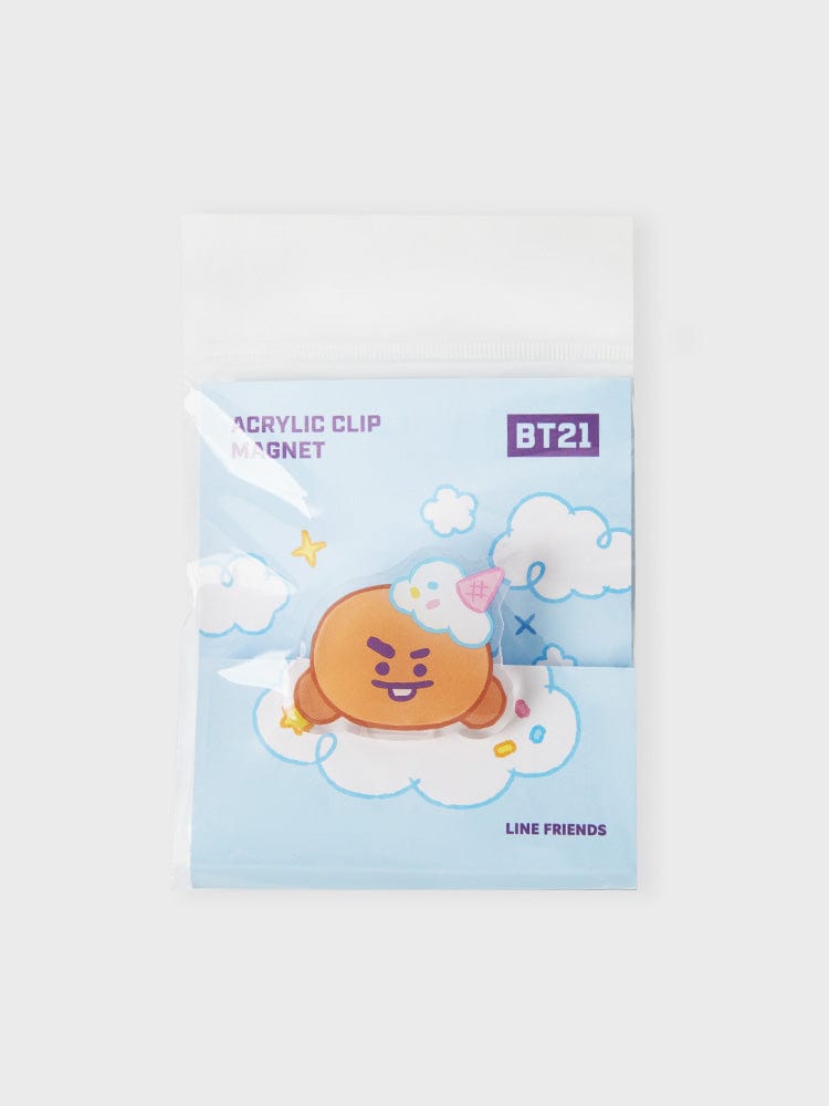 BT21 On the Cloud SHOOKY Acrylic Clip Magnet