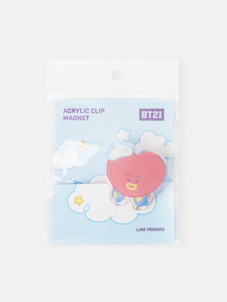 BT21 On the Cloud TATA Acrylic Clip Magnet