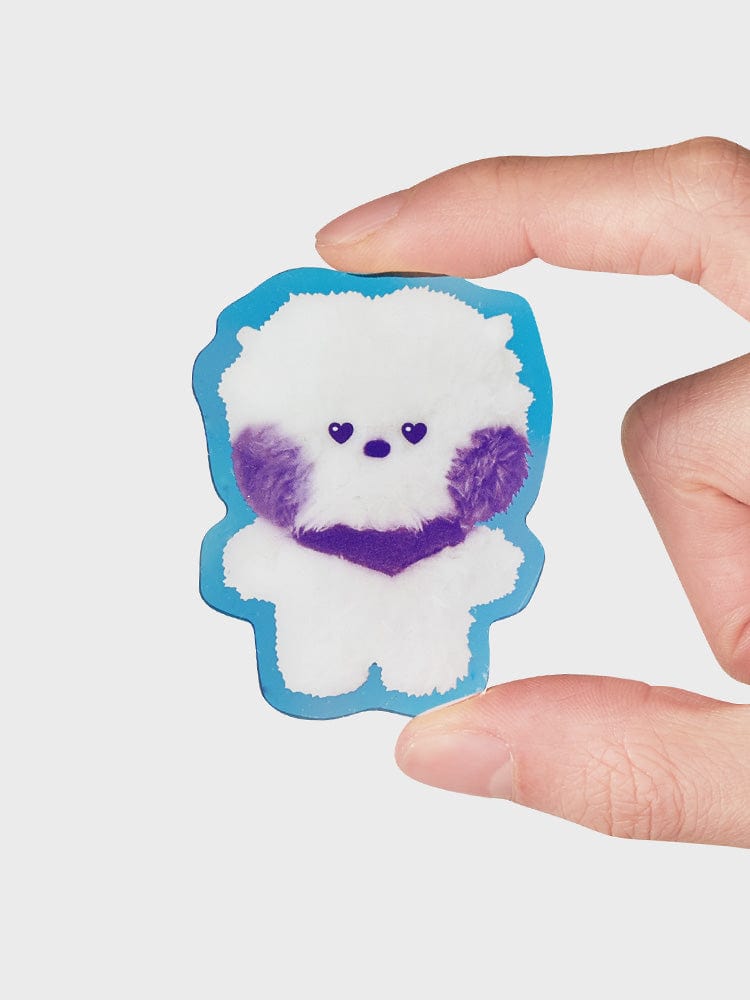 BT21 RJ Purple of Wish Edition Mini Acrylic Clip Magnet