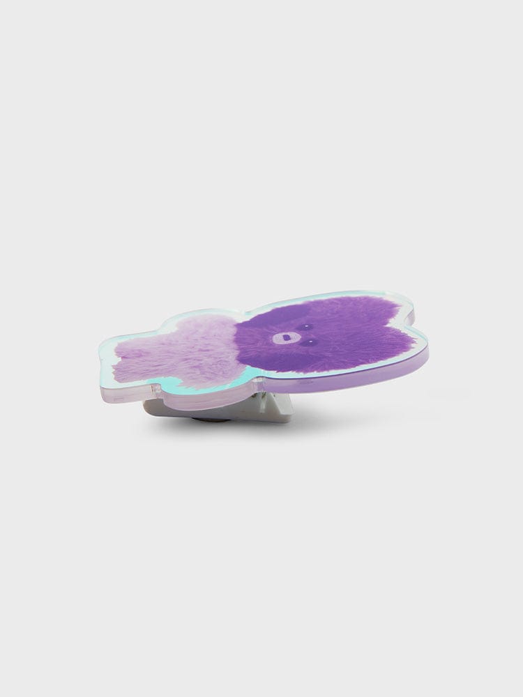 BT21 TATA Purple of Wish Edition Mini Acrylic Clip Magnet