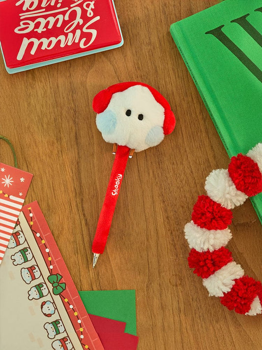 BT21 SHOOKY Mini Mini Mini Petit Holiday Snowman Doll Gel Pen