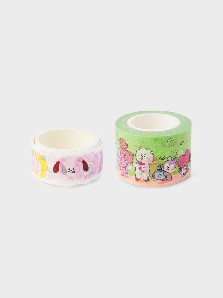 BT21 SPRING DAY MASKING TAPE SET