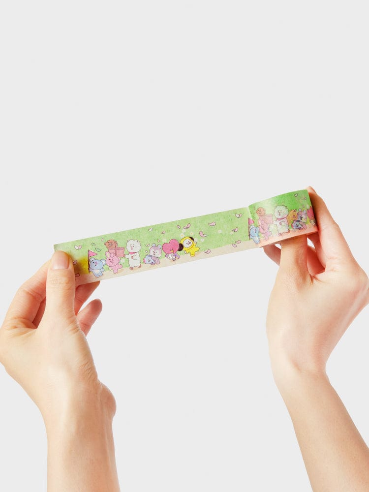 BT21 SPRING DAY MASKING TAPE SET