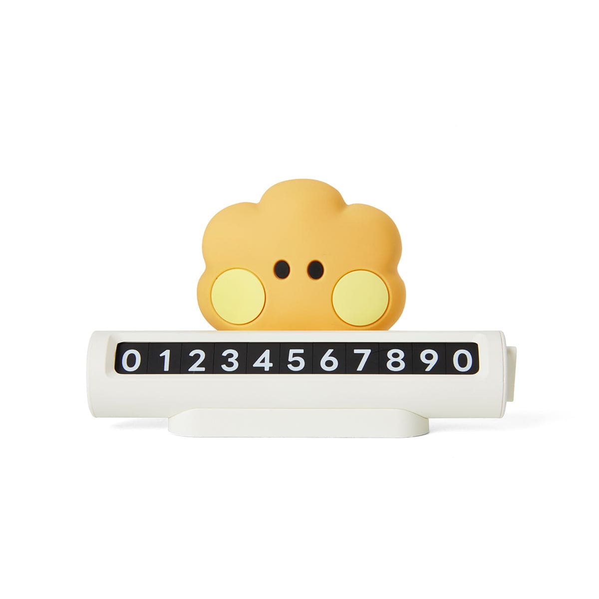 BT21 SHOOKY Mini car figure number board