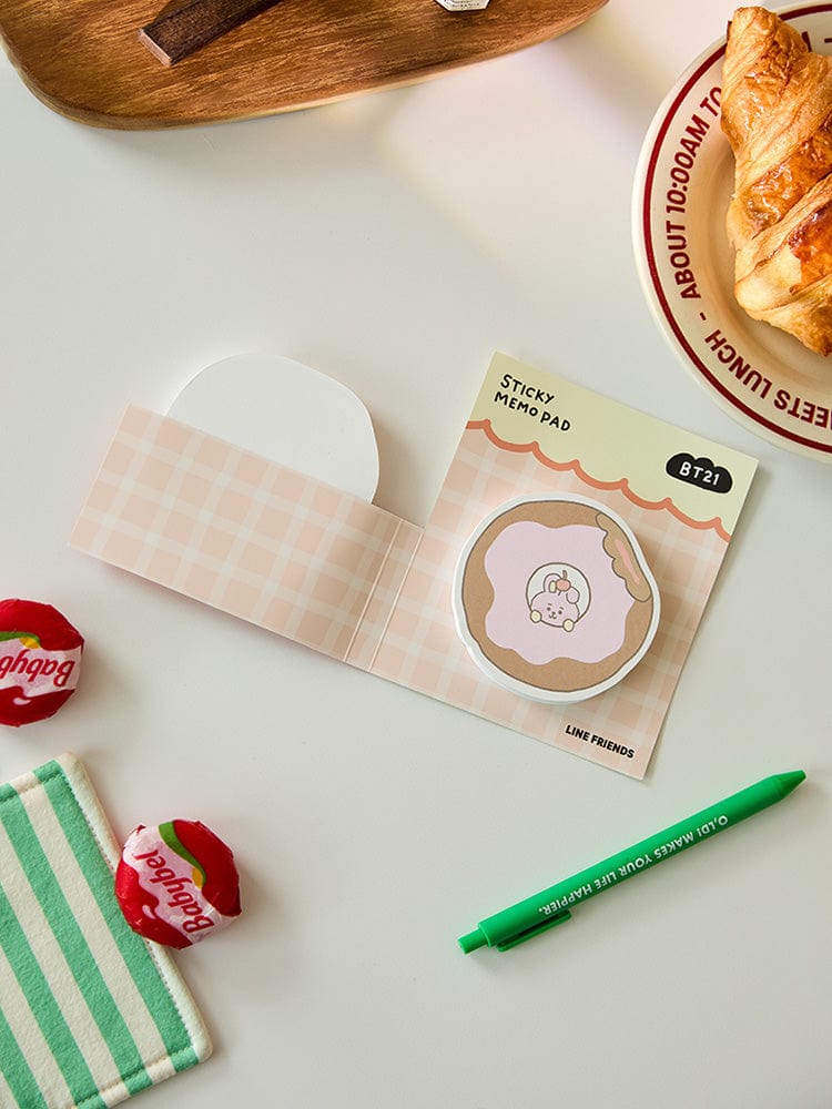 BT21 COOKY Baby Bakery Sticky Memo Pad