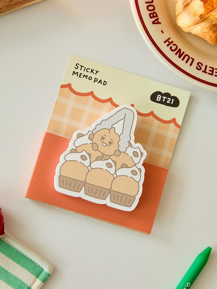 BT21 SHOOKY Baby Bakery Sticky Memo Pad
